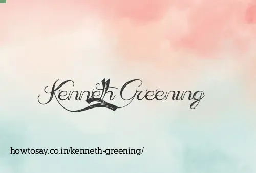 Kenneth Greening