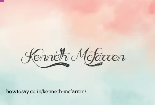 Kenneth Mcfarren