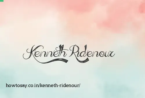 Kenneth Ridenour