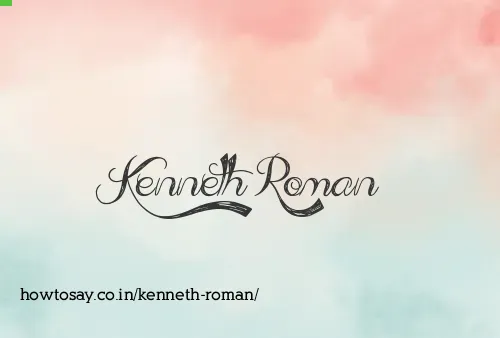 Kenneth Roman