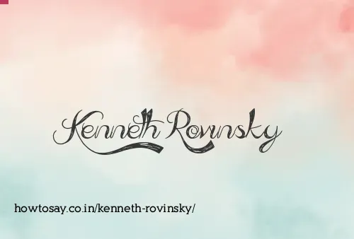 Kenneth Rovinsky
