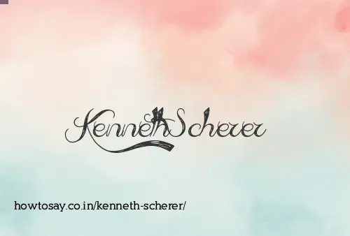 Kenneth Scherer