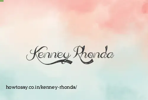 Kenney Rhonda