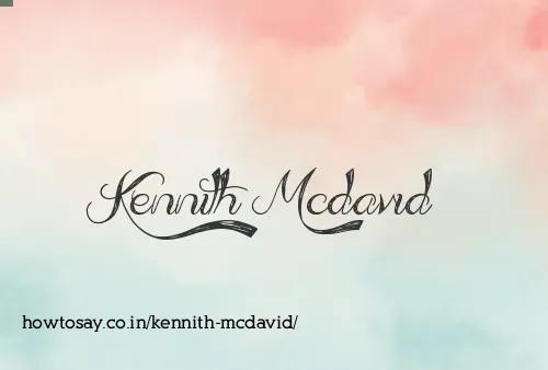 Kennith Mcdavid