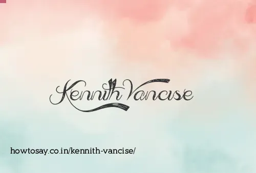 Kennith Vancise
