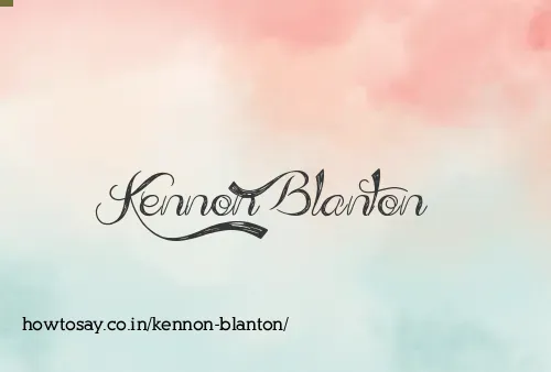 Kennon Blanton