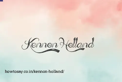 Kennon Holland