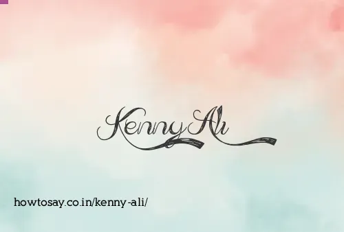 Kenny Ali