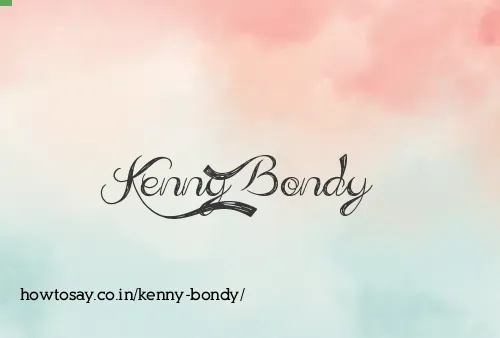 Kenny Bondy