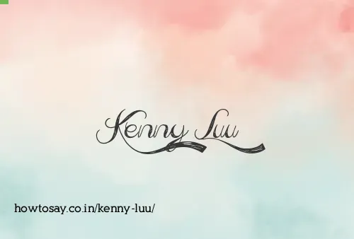 Kenny Luu