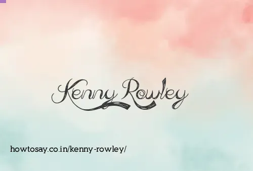 Kenny Rowley