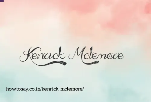 Kenrick Mclemore