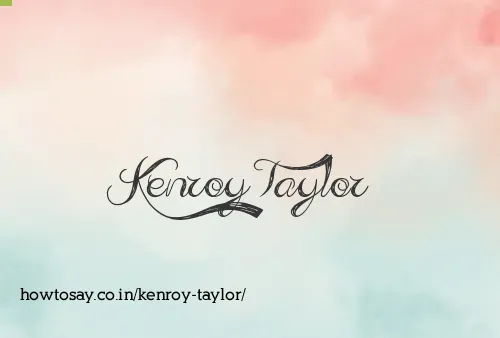 Kenroy Taylor