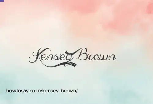 Kensey Brown