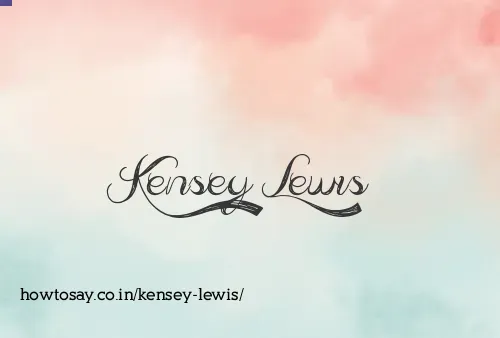 Kensey Lewis
