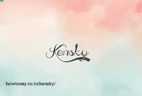 Kensky