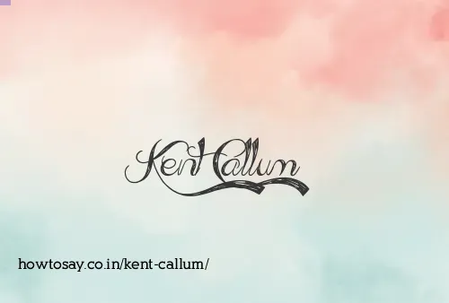 Kent Callum