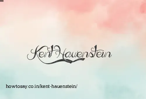 Kent Hauenstein