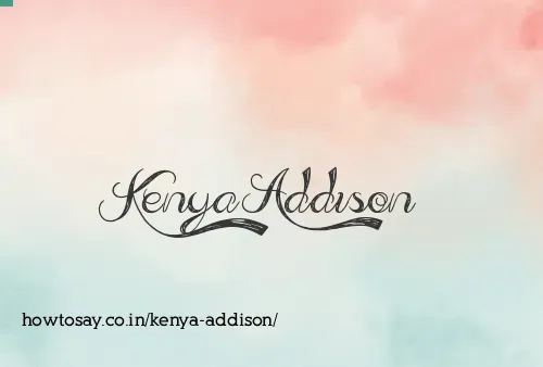 Kenya Addison