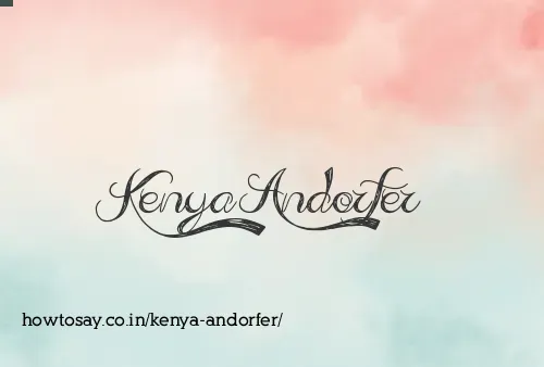 Kenya Andorfer