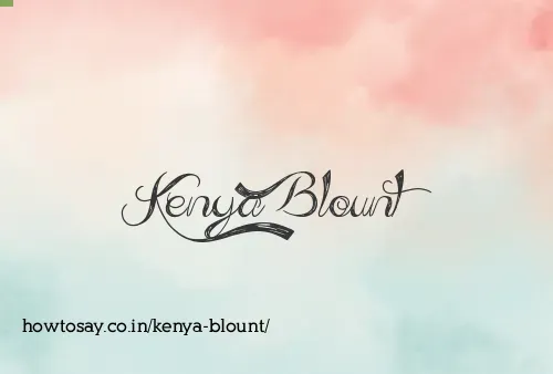 Kenya Blount