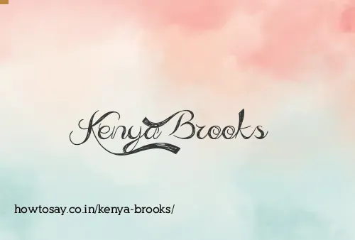 Kenya Brooks