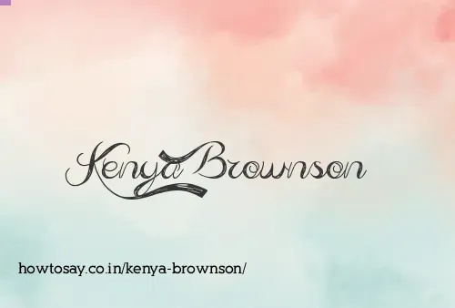 Kenya Brownson