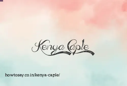 Kenya Caple