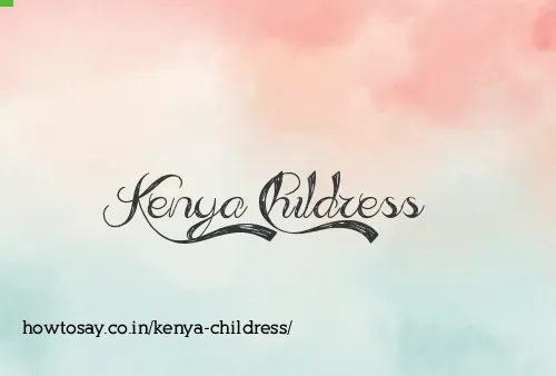 Kenya Childress