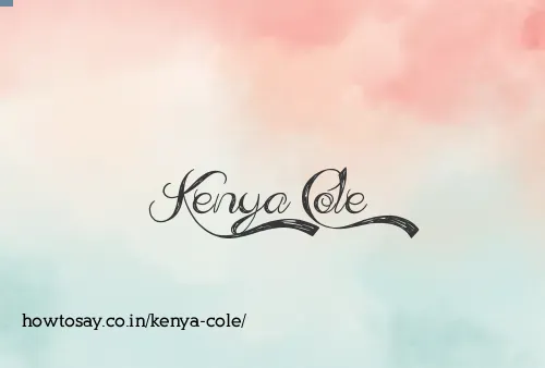 Kenya Cole