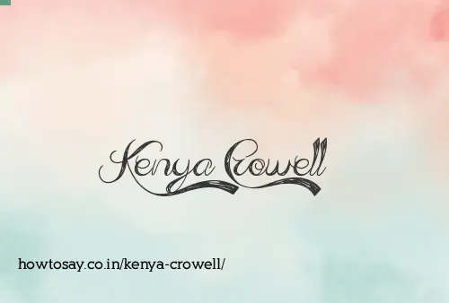 Kenya Crowell