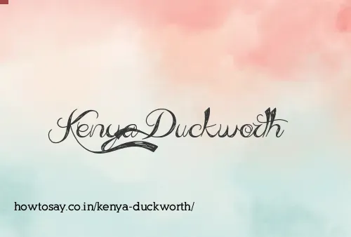 Kenya Duckworth