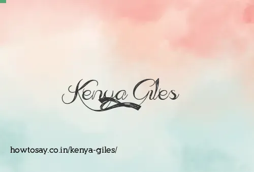 Kenya Giles