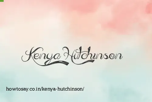 Kenya Hutchinson