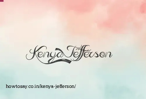 Kenya Jefferson