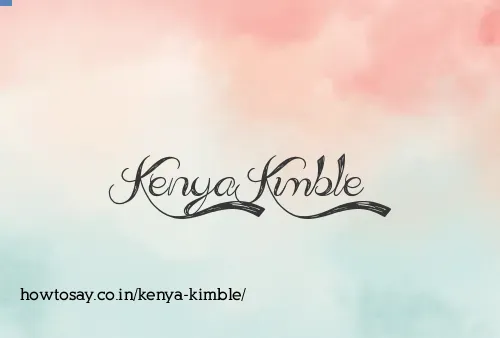 Kenya Kimble