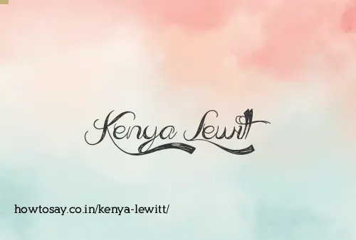 Kenya Lewitt