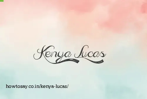 Kenya Lucas