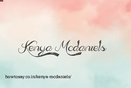 Kenya Mcdaniels