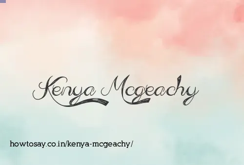 Kenya Mcgeachy
