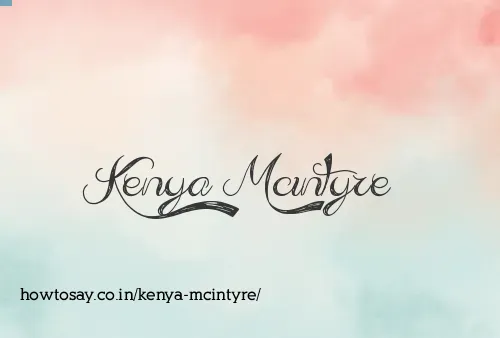 Kenya Mcintyre
