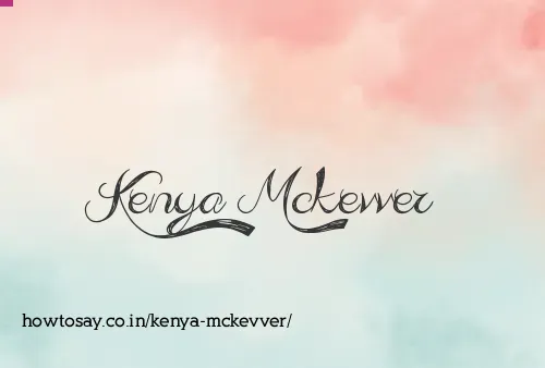 Kenya Mckevver
