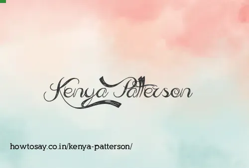Kenya Patterson