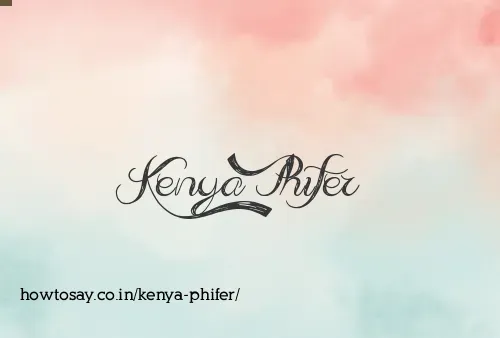 Kenya Phifer