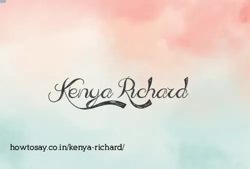 Kenya Richard