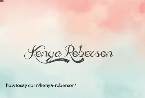 Kenya Roberson
