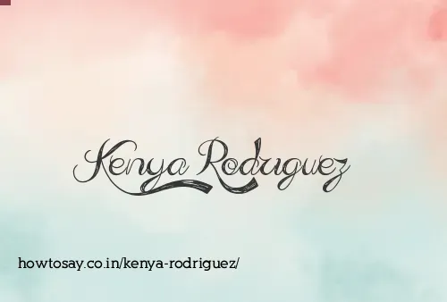 Kenya Rodriguez