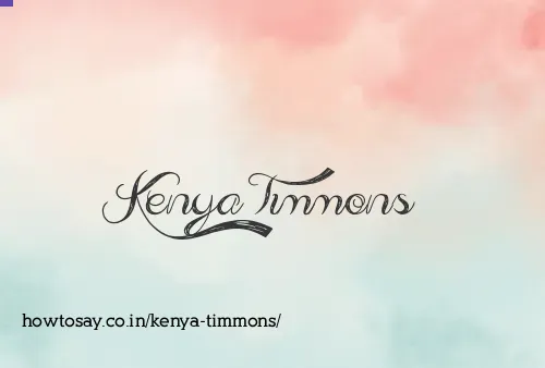 Kenya Timmons