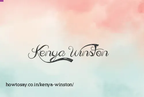 Kenya Winston