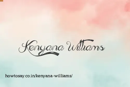 Kenyana Williams